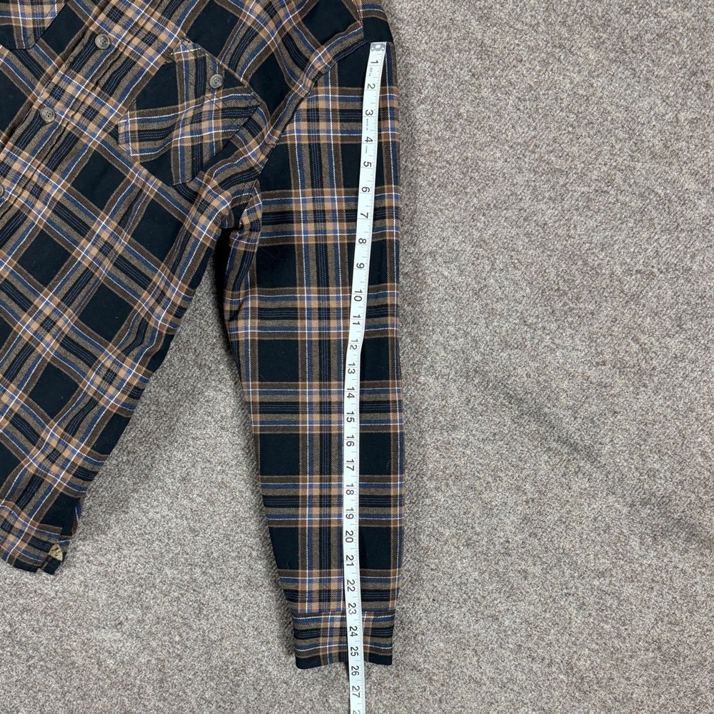Weatherproof Plaid Fleece Sherpa Fur Lined Button Up Shirt Jacket Mens M Shacket - Picture 8 of 13